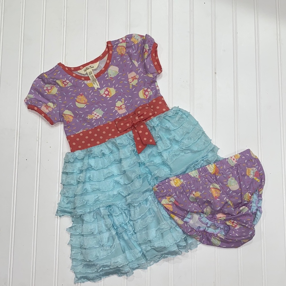 Matilda Jane Let’s Eat Cake Dress With Bloomers 18-24 Months